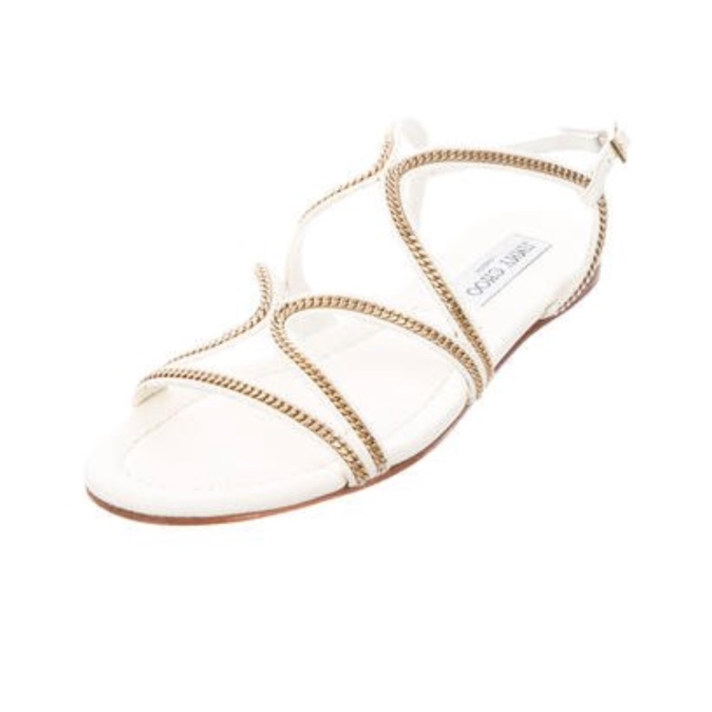 Jimmy Choo Chain link leather sandals